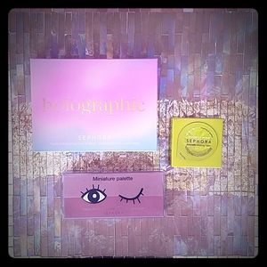 Sephora mask, face & eye palettes + 10 samples